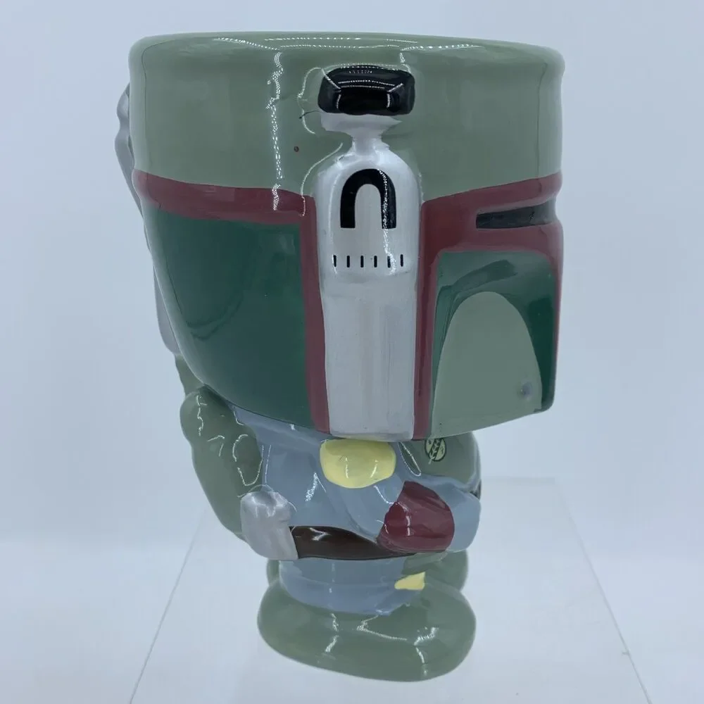 Boba Fett Mandalorian Star Wars Goblet Cup Mug Ceramic Bounty Hunter By Galerie‎